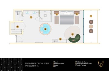 Beloved Tropical Jacuzzi Floor Plan