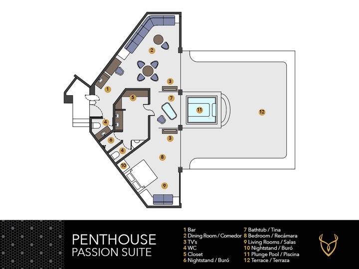 Passion Suite Map