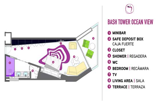 Bash Tower room map